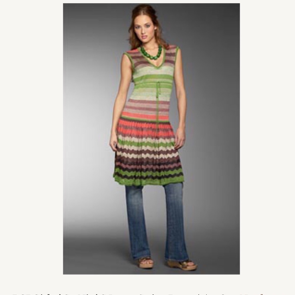 BCBGIRLS Nia Lurex Striped Dress